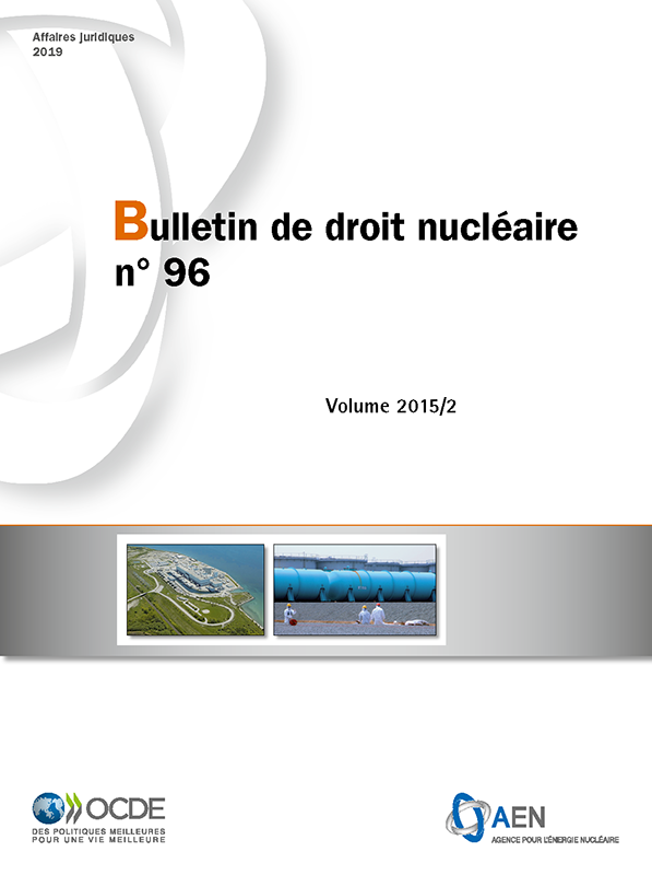 Couverture du Bulletin de droit nucléaire