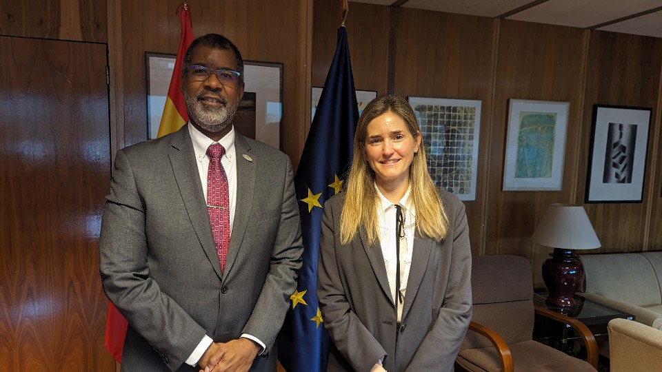 NEA Director-General William D. Magwood, IV, and Sara Aagesen Muñoz, Spanish Secretary of State for Energy. January 2024