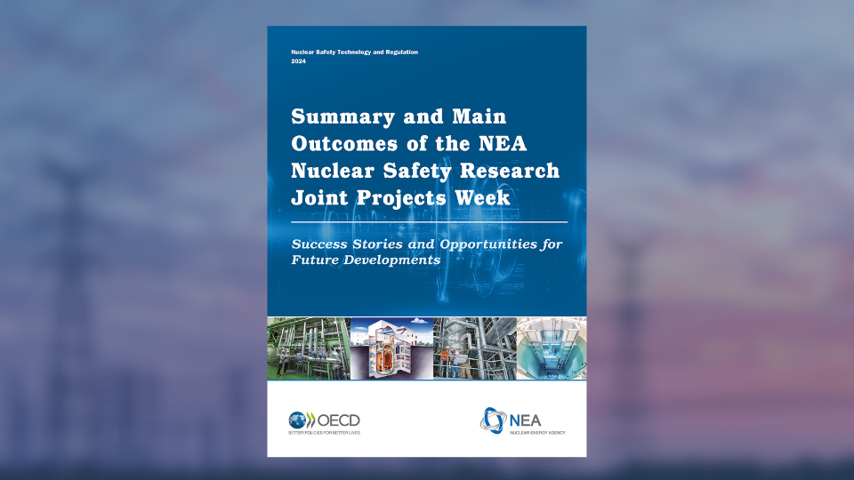 Summary and Main Outcomes of the NEA Nuclear Safety Research Joint Projects Week